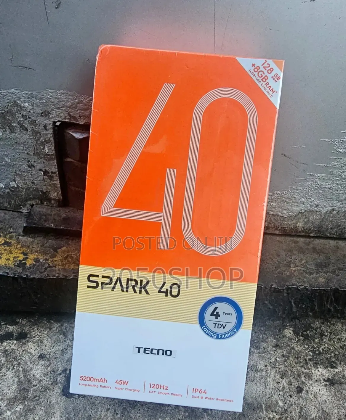 New Tecno Spark 40 256 GB Black