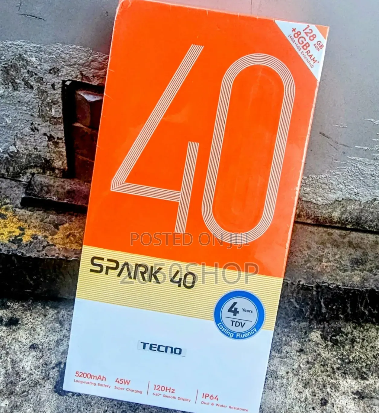 New Tecno Spark 40 256 GB Black