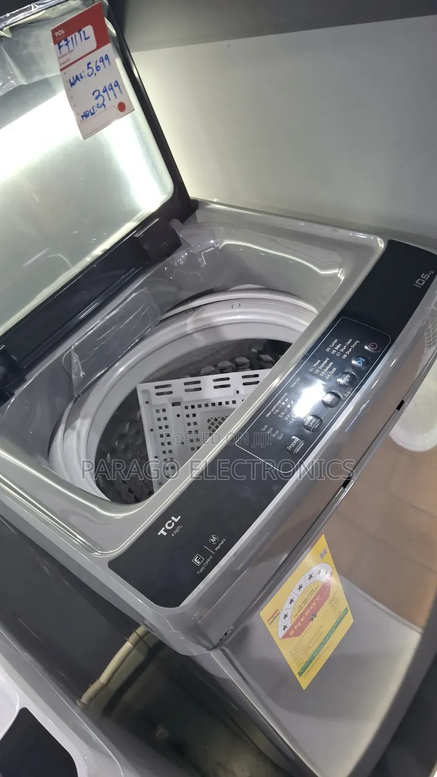TCL Top Load Washing Machine 10.5Kg