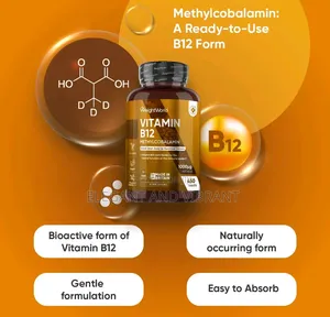 Vitamin B12 Tablets - 450 Tablets (1+ Year Supply)-1000mcg-6mm in Size