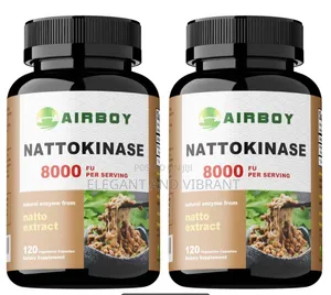 Nattokinase 8000FU Per Servings, 120 Caps