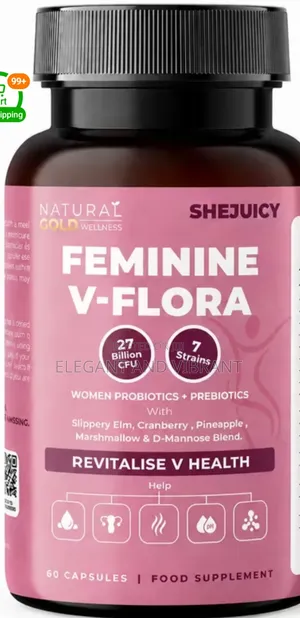 V Flora Women's Probiotics – SheJuicy,27Billion CFU,7stains Prebiotics