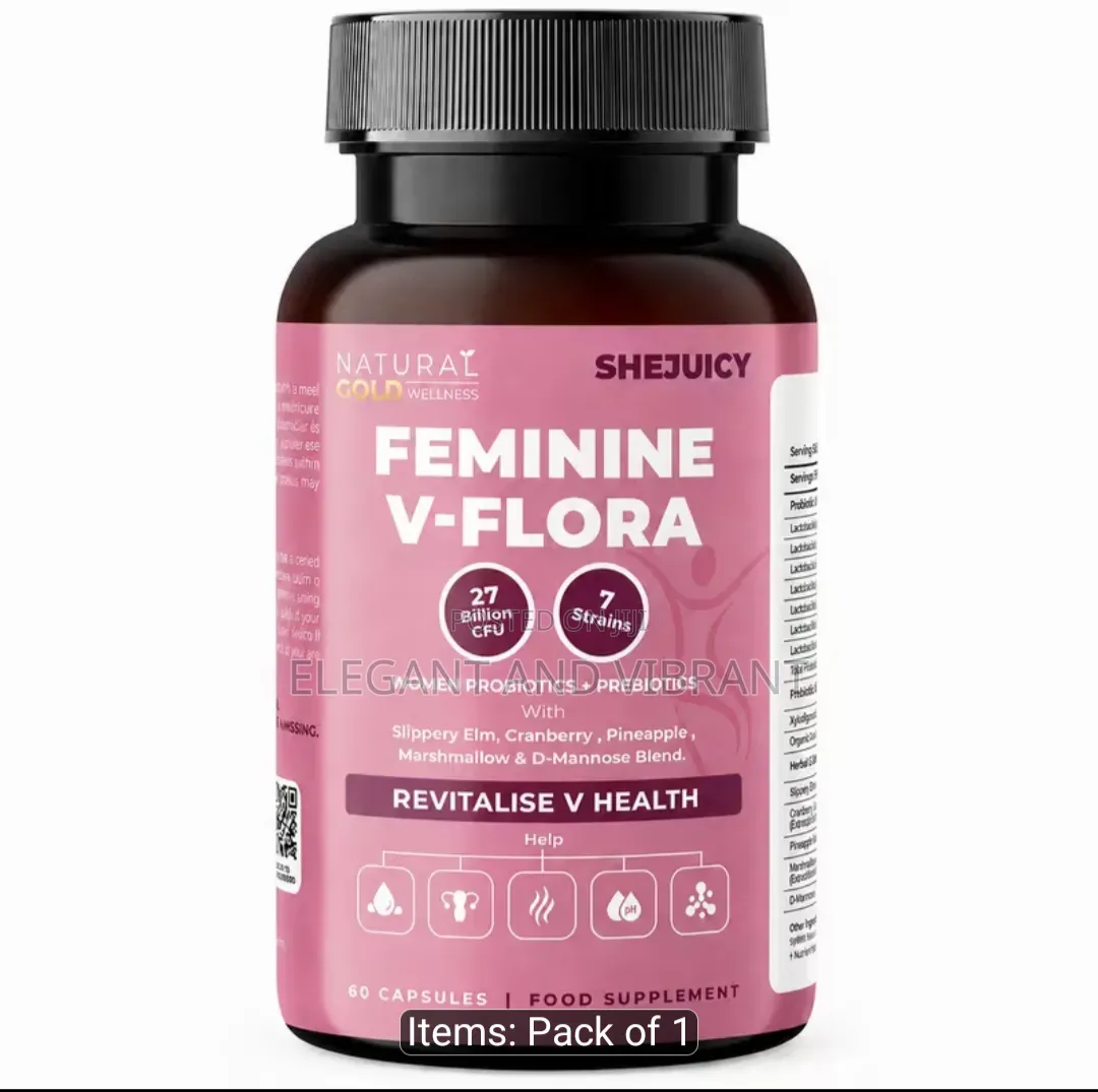 V Flora Women's Probiotics – SheJuicy,27Billion CFU,7stains Prebiotics