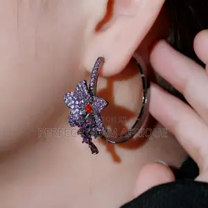 Quality Zirconia Dark Earrings