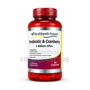 Healthpath Natural Probiotic & Cranberry 5 Billion CFU+ X 90 Capsules