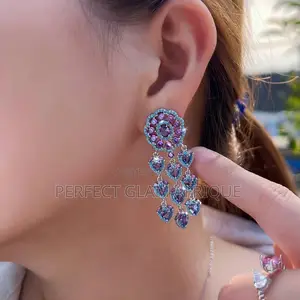 Dangling Zirconia Earring