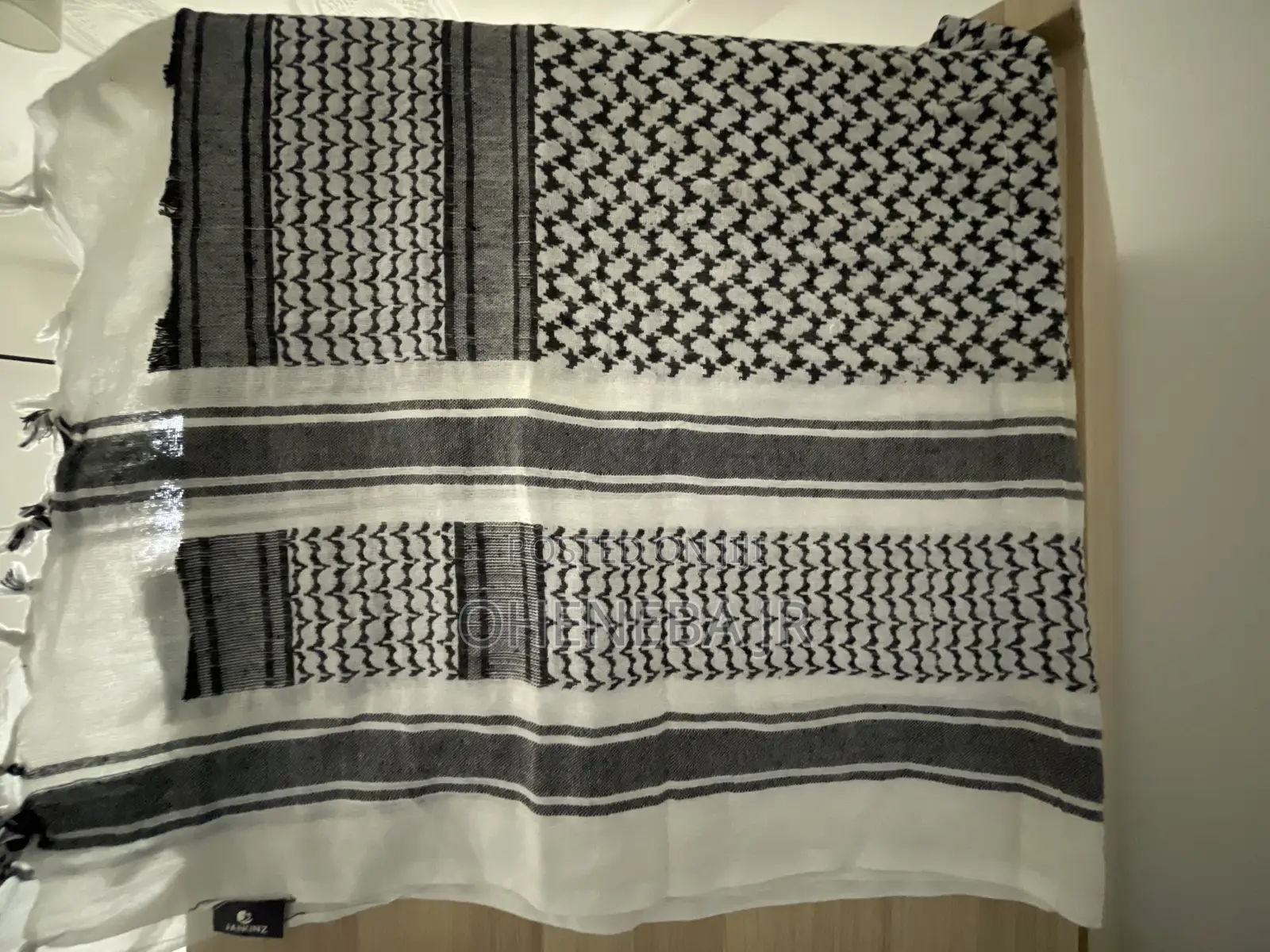 White Jalabiya Scarf