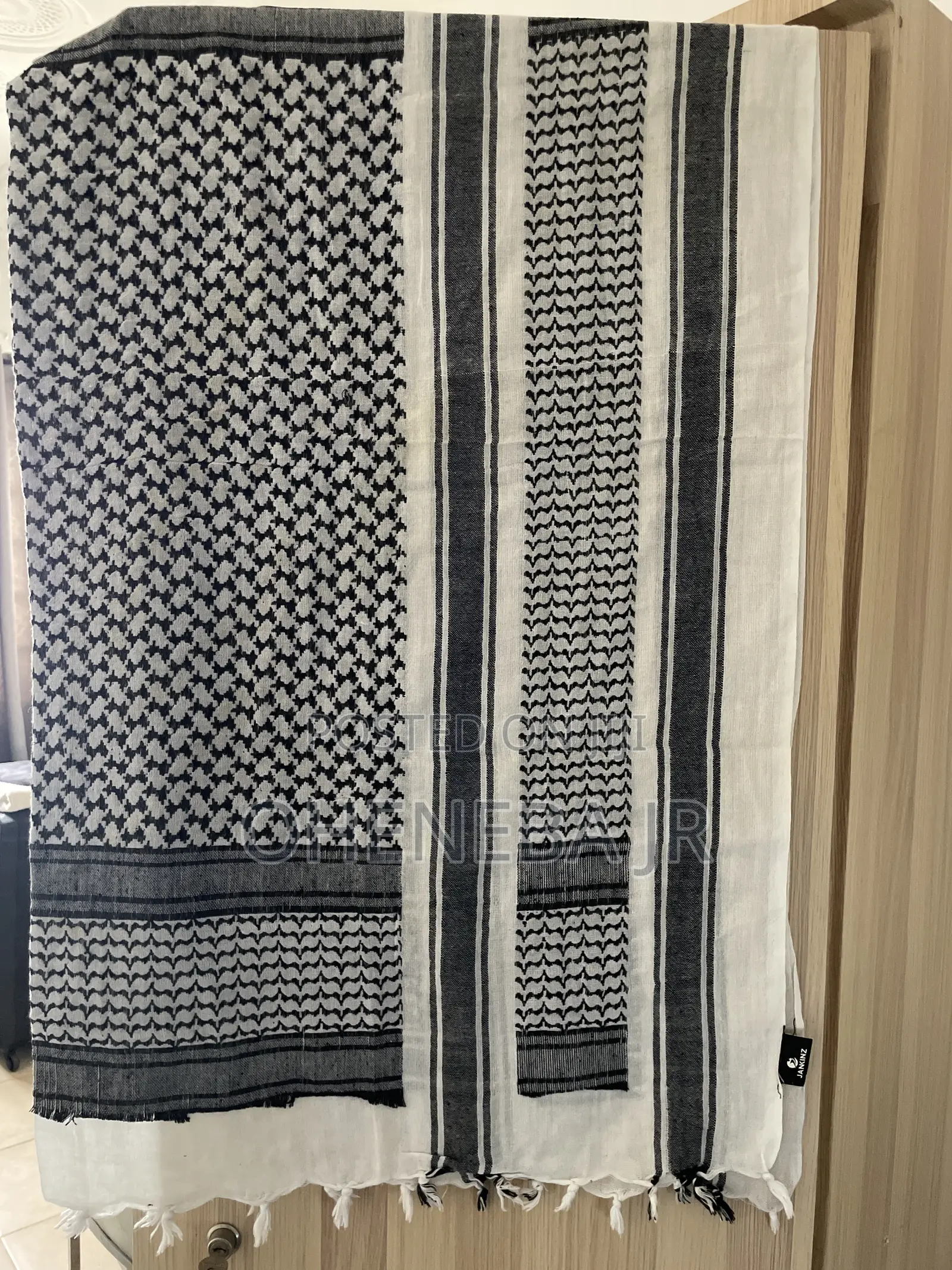 White Jalabiya Scarf