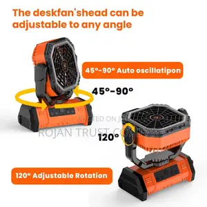 Rechargeable Fan With Led Light