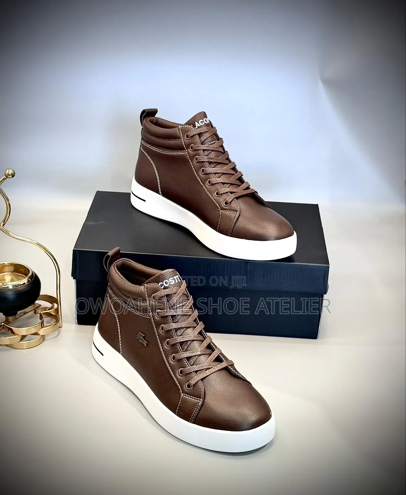 Lacoste Straightset Insulac High-Top Sneaker In
