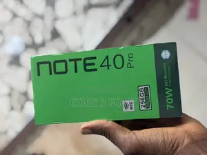 New Infinix Note 40 Pro 256 GB Black