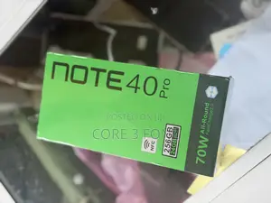 New Infinix Note 40 Pro 256 GB Black