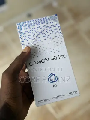 New Tecno Camon 40 Pro 5G 256 GB Black