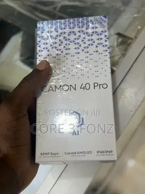 New Tecno Camon 40 Pro 5G 256 GB Black