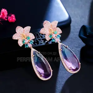 Multicolor Zircon Earring