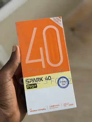 New Tecno Spark 40 Pro+ 256 GB Black