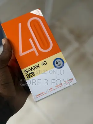 New Tecno Spark 40 Pro 256 GB Black