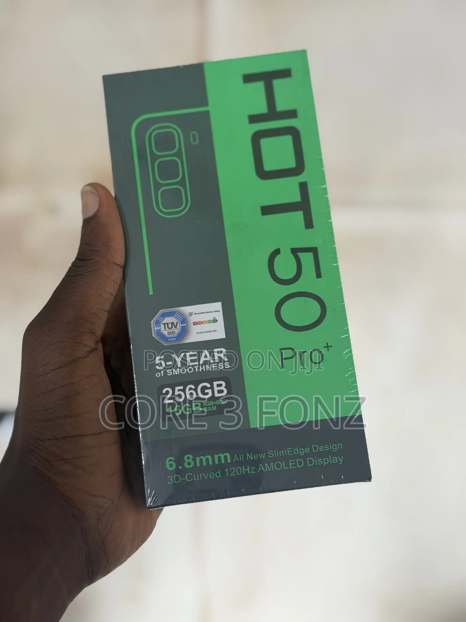 New Infinix Hot 50 Pro+ 4G 256 GB Black