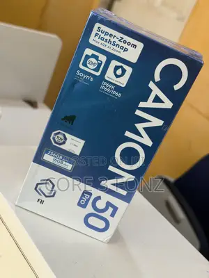 New Tecno Camon 50 Pro 256 GB Black