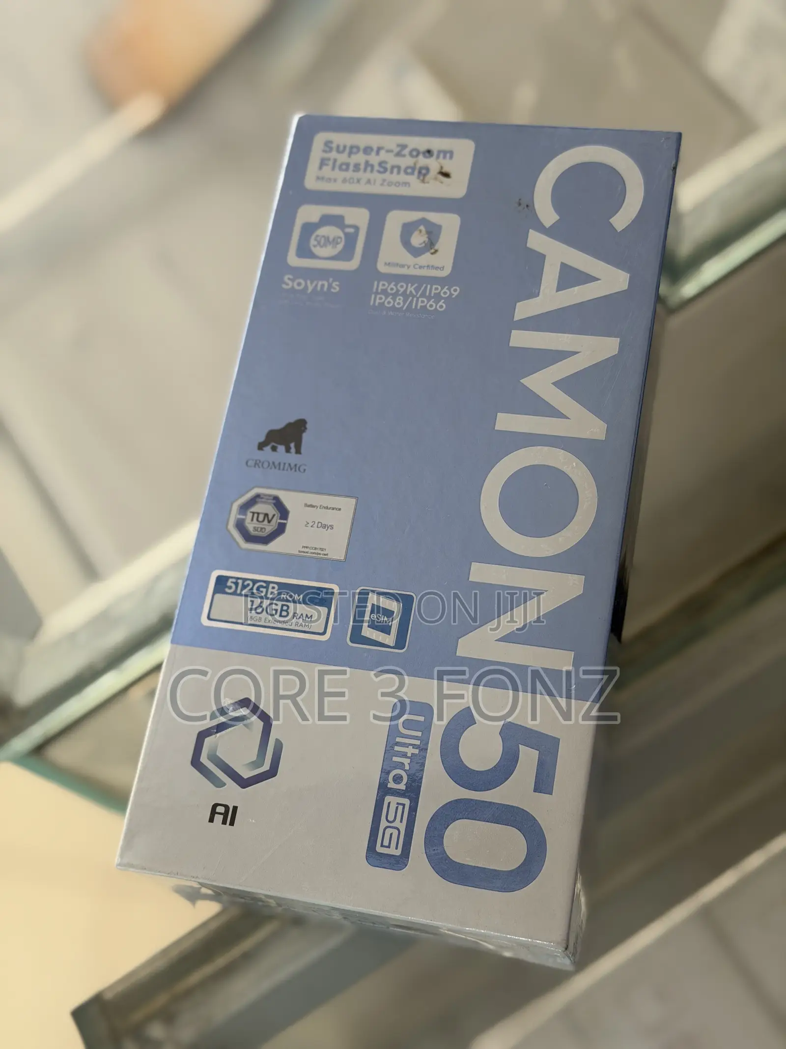 New Tecno Camon 50 Ultra 512 GB Black