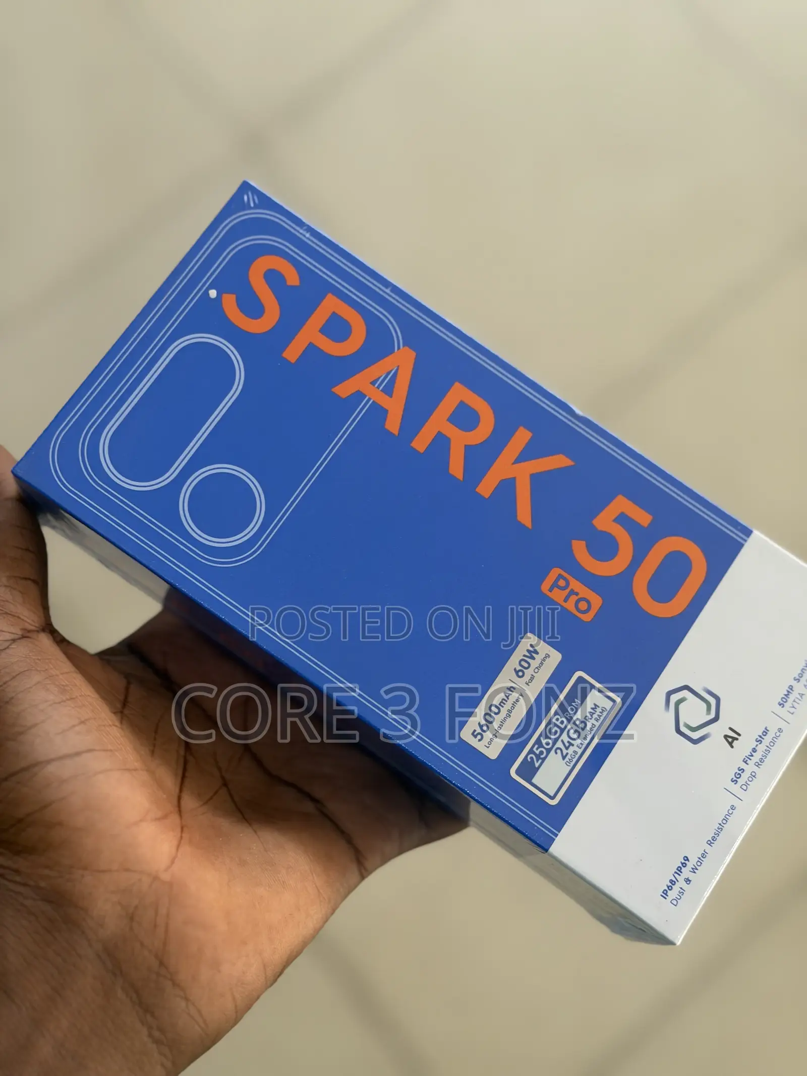 New Tecno Spark 50 Pro 256 GB Black