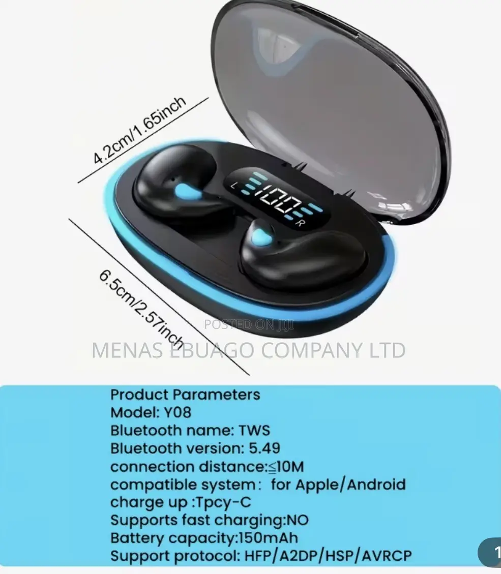 True Wireless Earbuds With Stereo Wireless Earphones