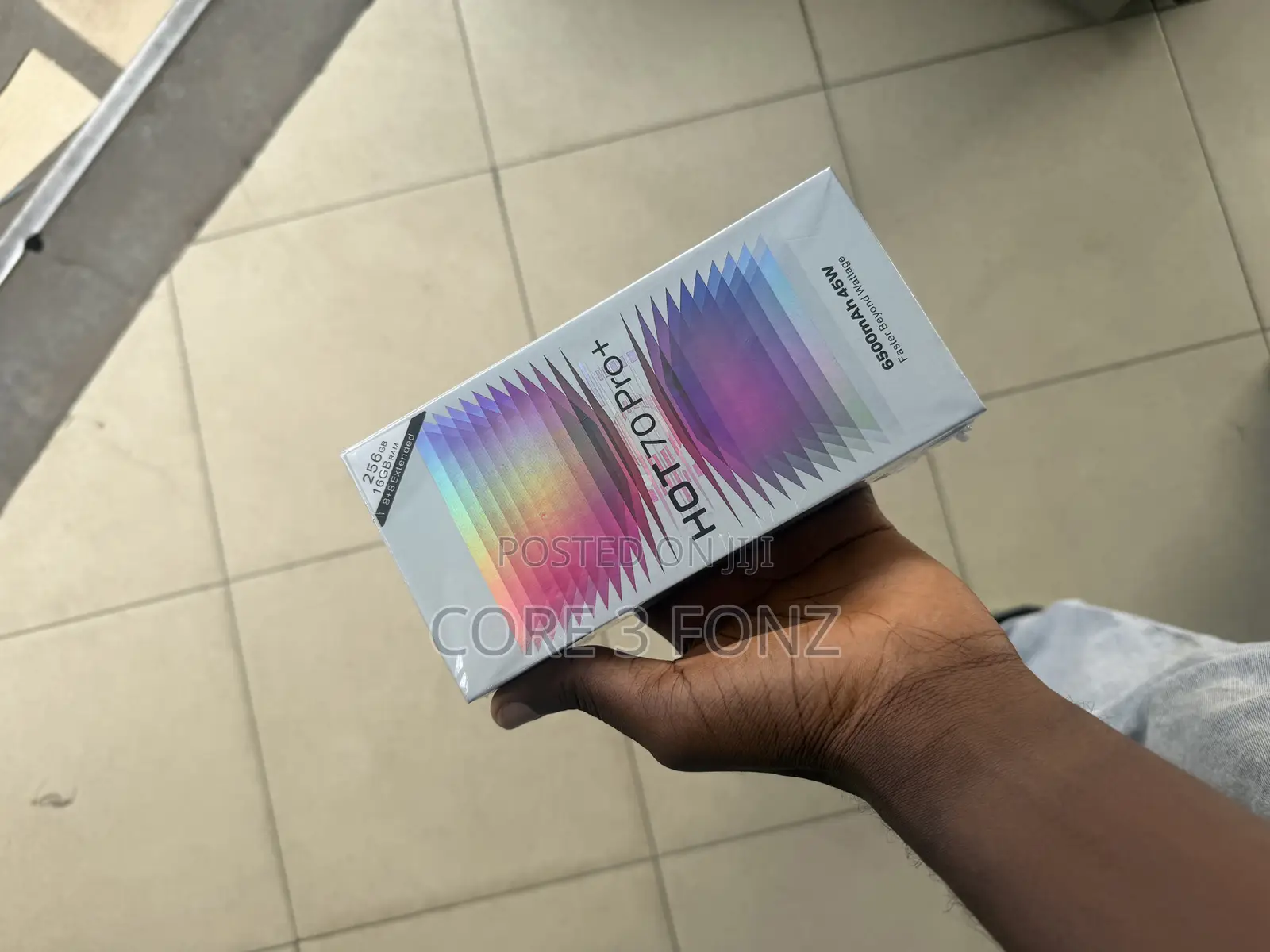 New Infinix Hot 70 Pro 5G+ 256 GB Black
