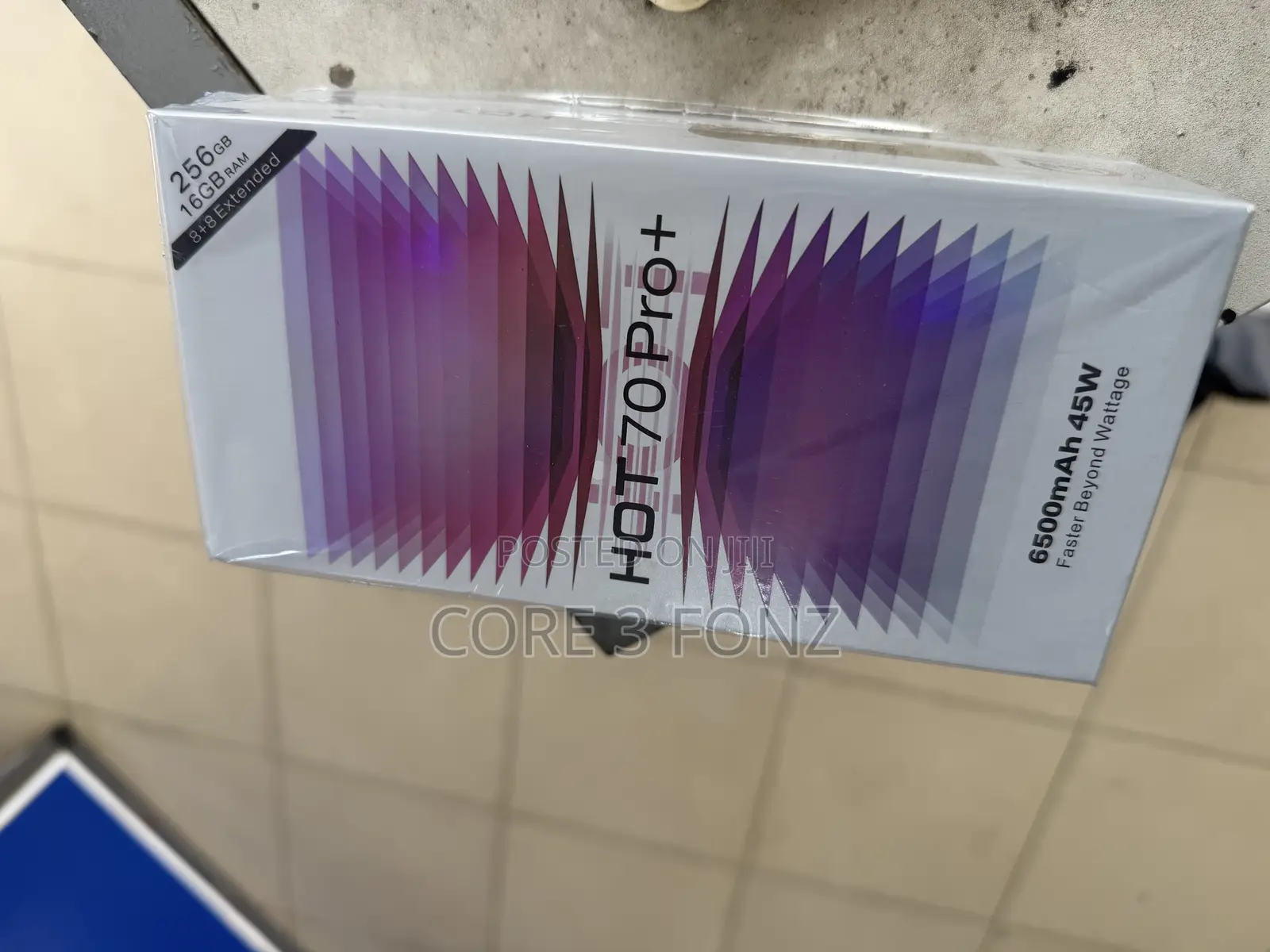 New Infinix Hot 70 Pro 5G+ 256 GB Black
