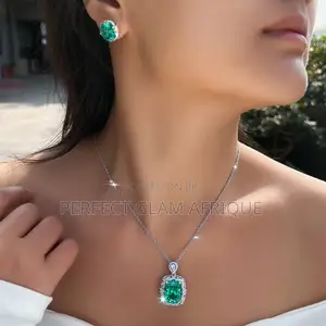 Luxurious Pure Silver Necklace Set