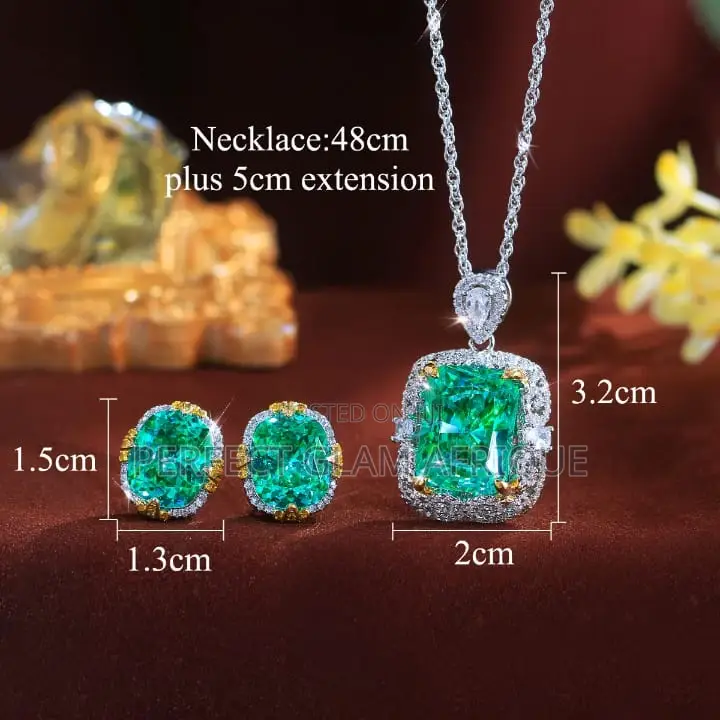 Luxurious Pure Silver Necklace Set