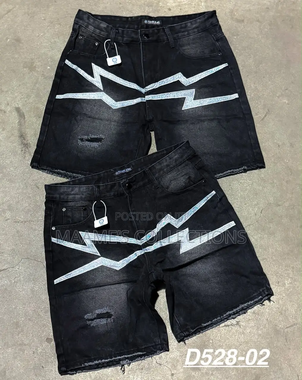 Trendy Distressed Denim Short Jeans for Men