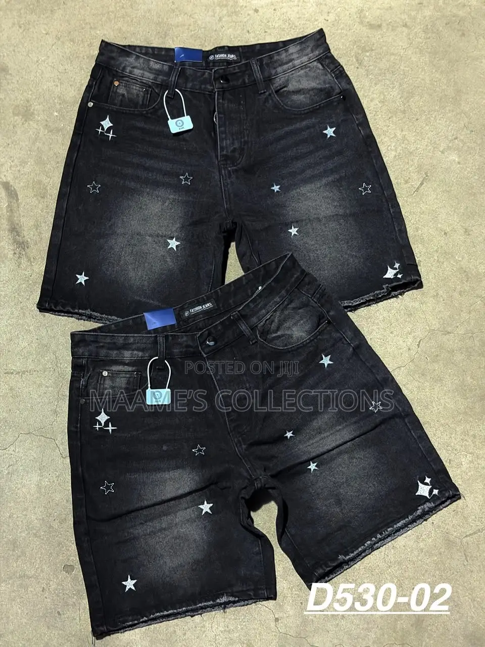 Trendy Distressed Denim Short Jeans for Men