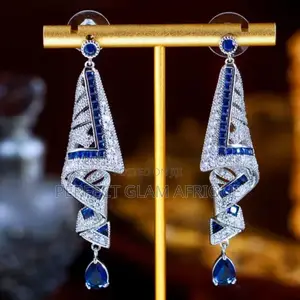 Zirconia Fold Earrings