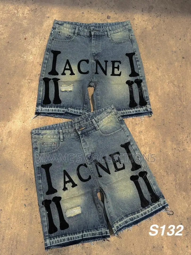 Men’s Stylish Graphic Denim Shorts