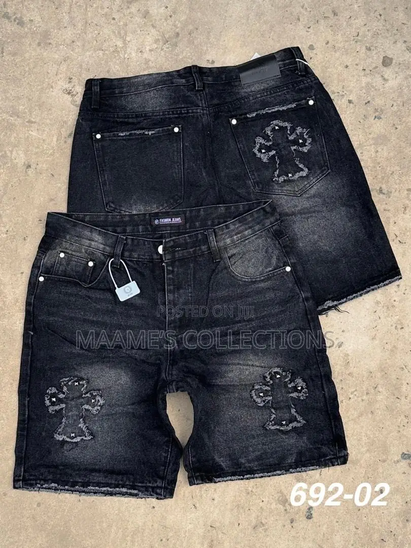 Men’s Stylish Graphic Denim Shorts