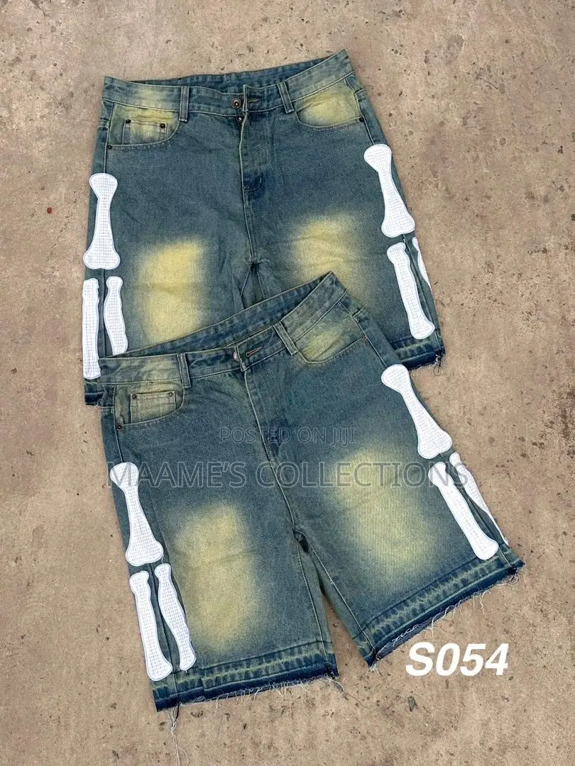 Men’s Stylish Graphic Denim Shorts