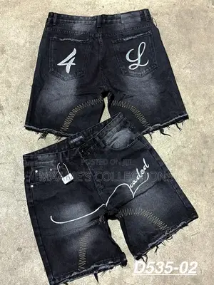 Men’s Stylish Graphic Denim Shorts