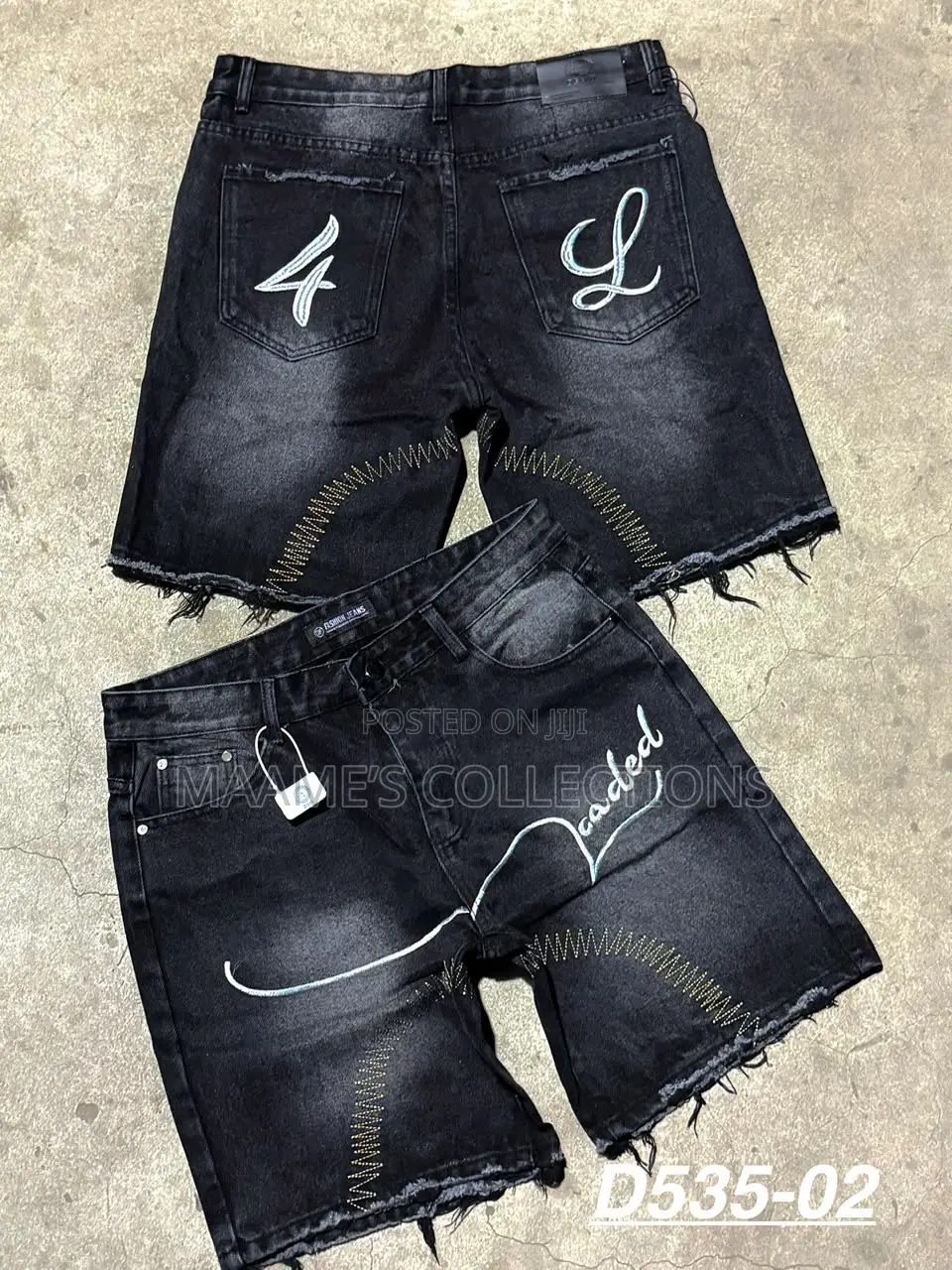 Men’s Stylish Graphic Denim Shorts