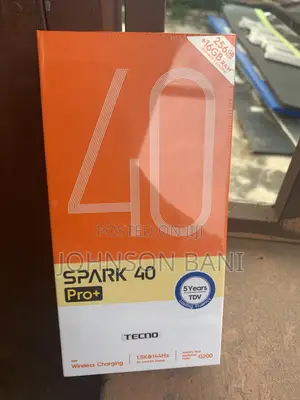New Tecno Spark 40 Pro+ 256 GB Gray