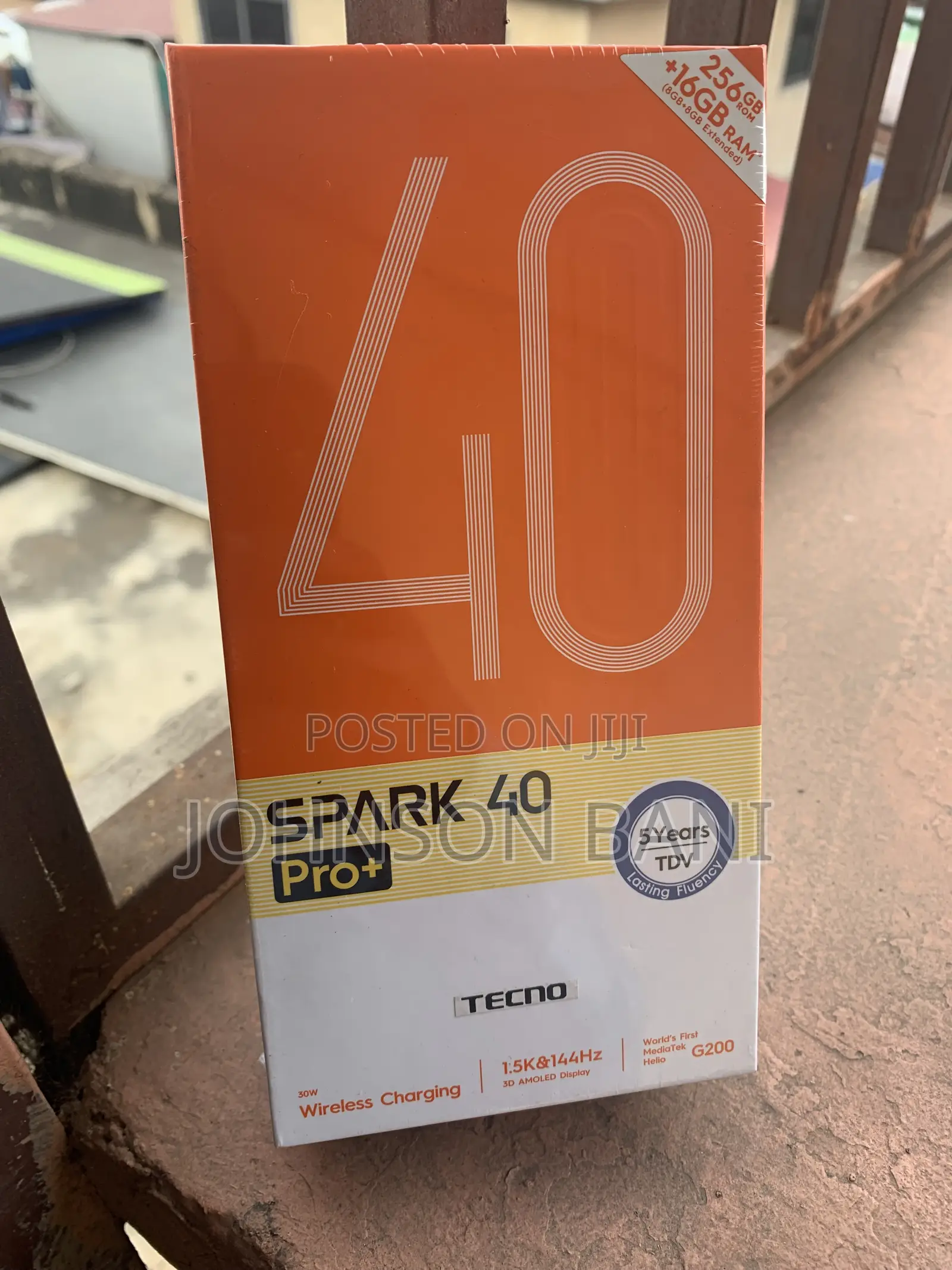 New Tecno Spark 40 Pro+ 256 GB Black