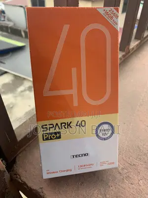 New Tecno Spark 40 Pro+ 256 GB Black