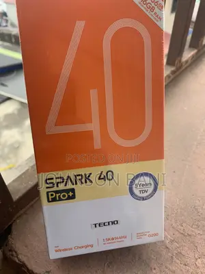 New Tecno Spark 40 Pro+ 256 GB Black