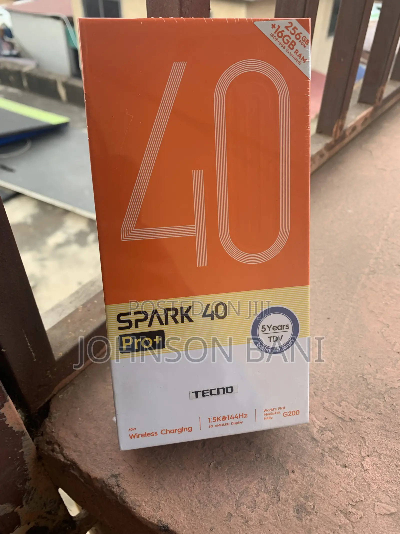 New Tecno Spark 40 Pro+ 256 GB Black