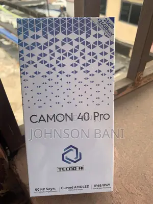 New Tecno Camon 40 Pro 5G 256 GB Gray