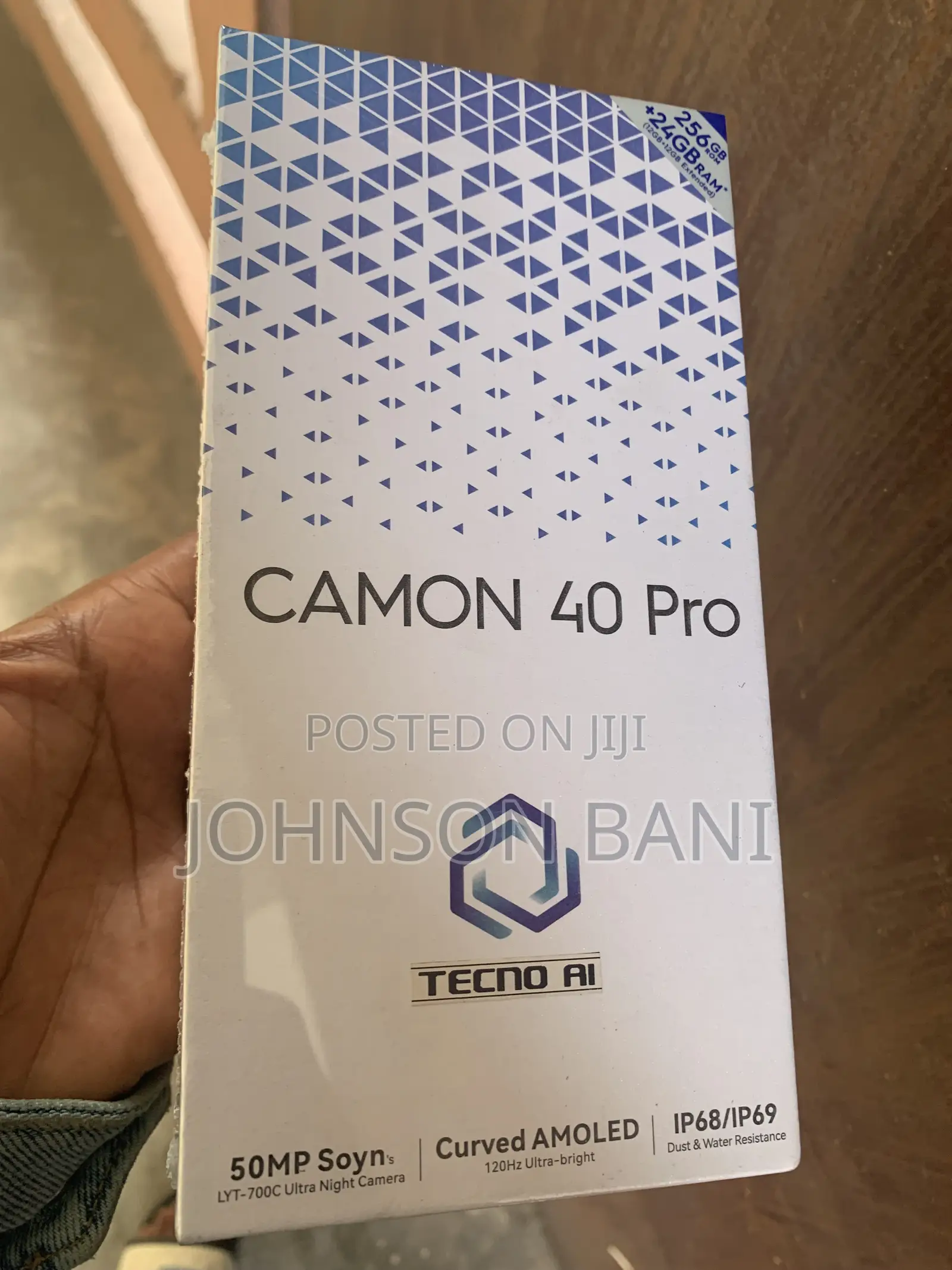 New Tecno Camon 40 Pro 5G 256 GB Black