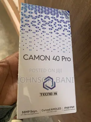 New Tecno Camon 40 Pro 5G 256 GB Black