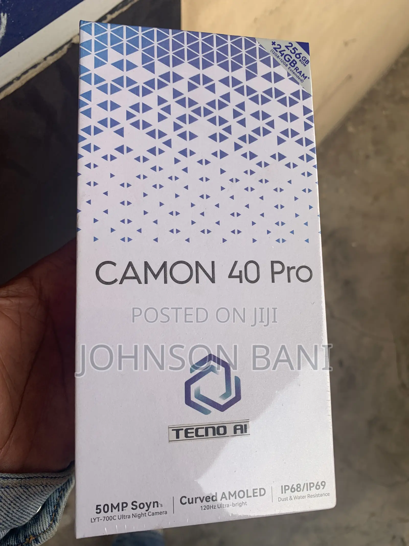 New Tecno Camon 40 Pro 5G 256 GB Black