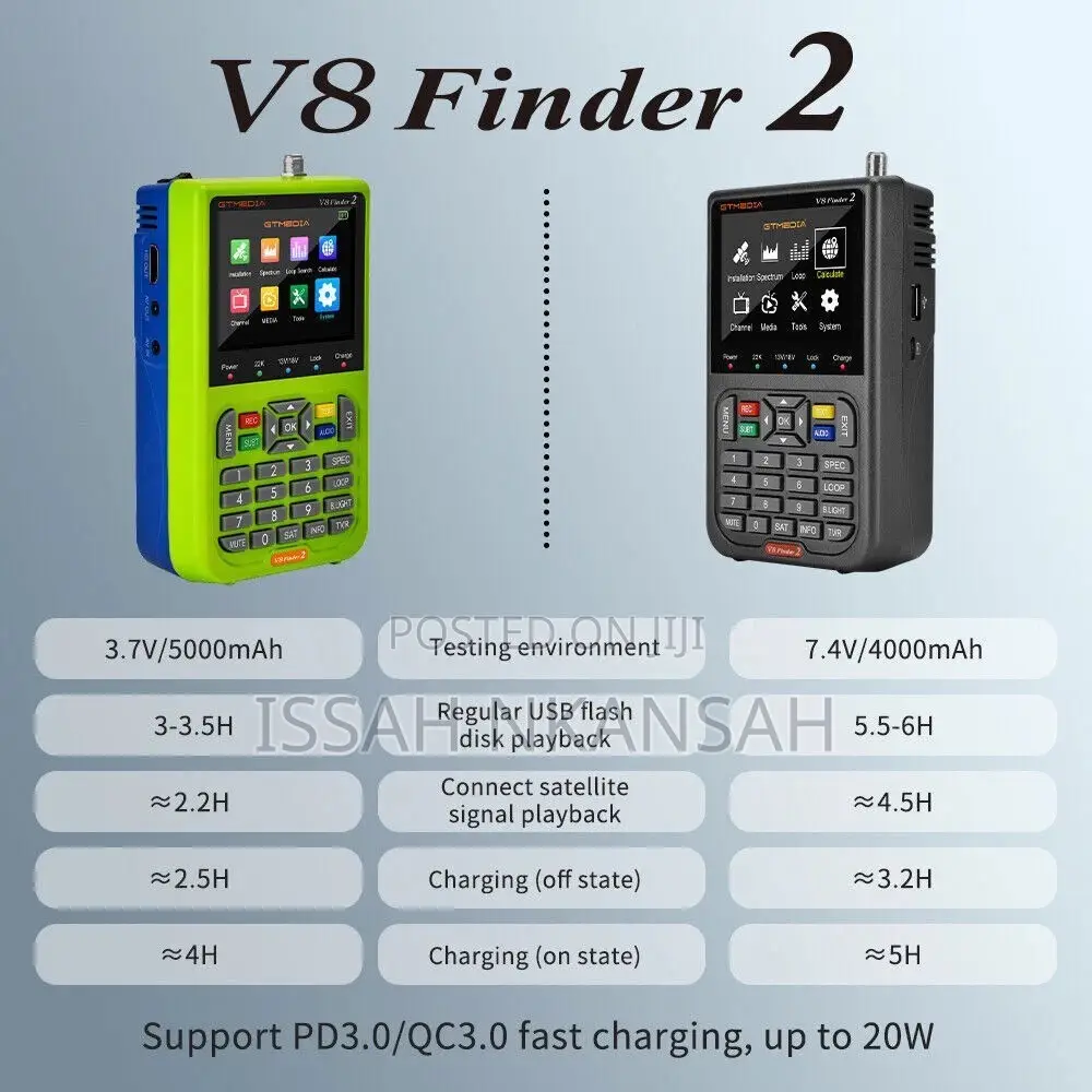 V8 Satellite Finder