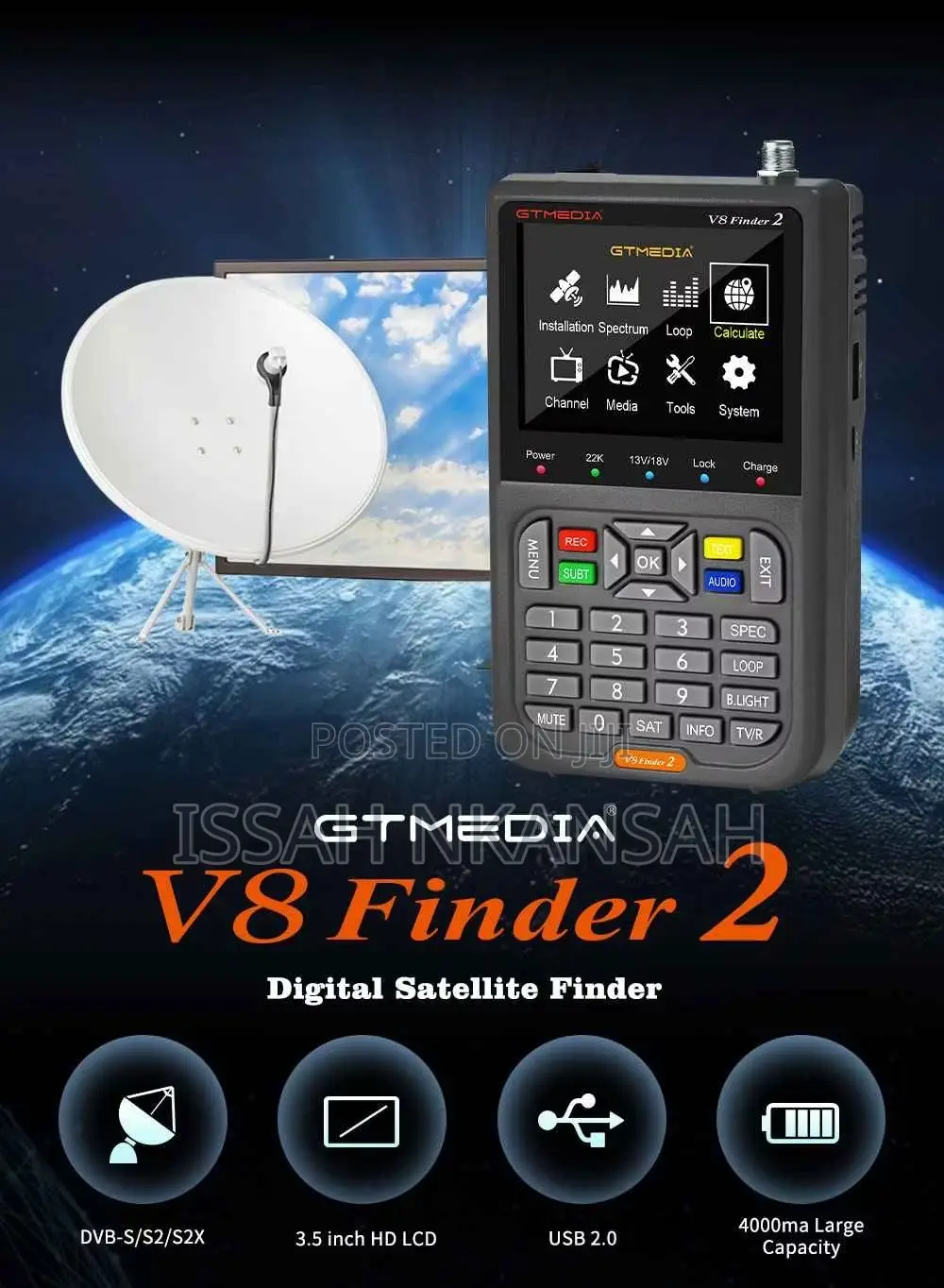 V8 Satellite Finder