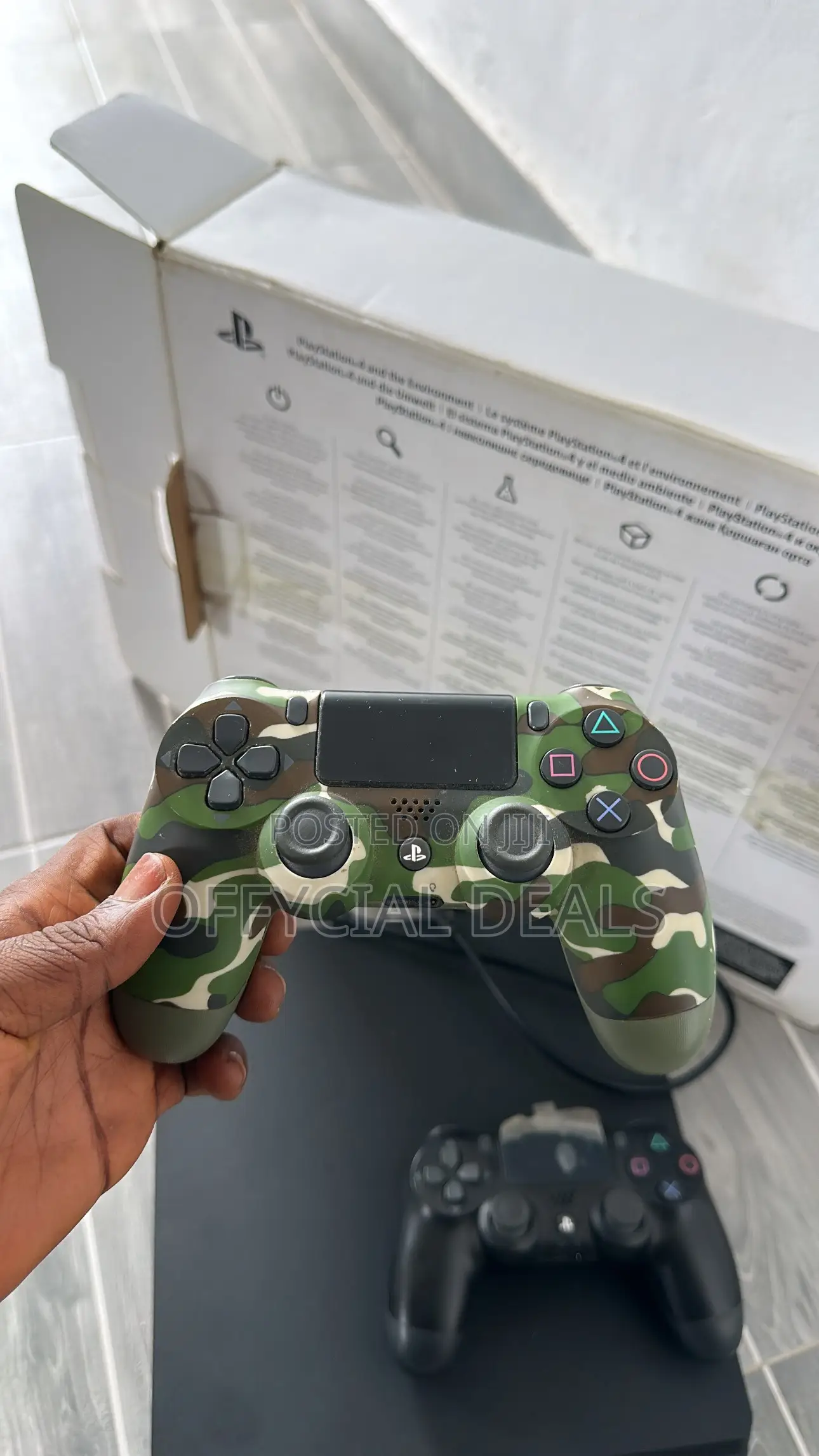 PS4 Slim With Two Controllers